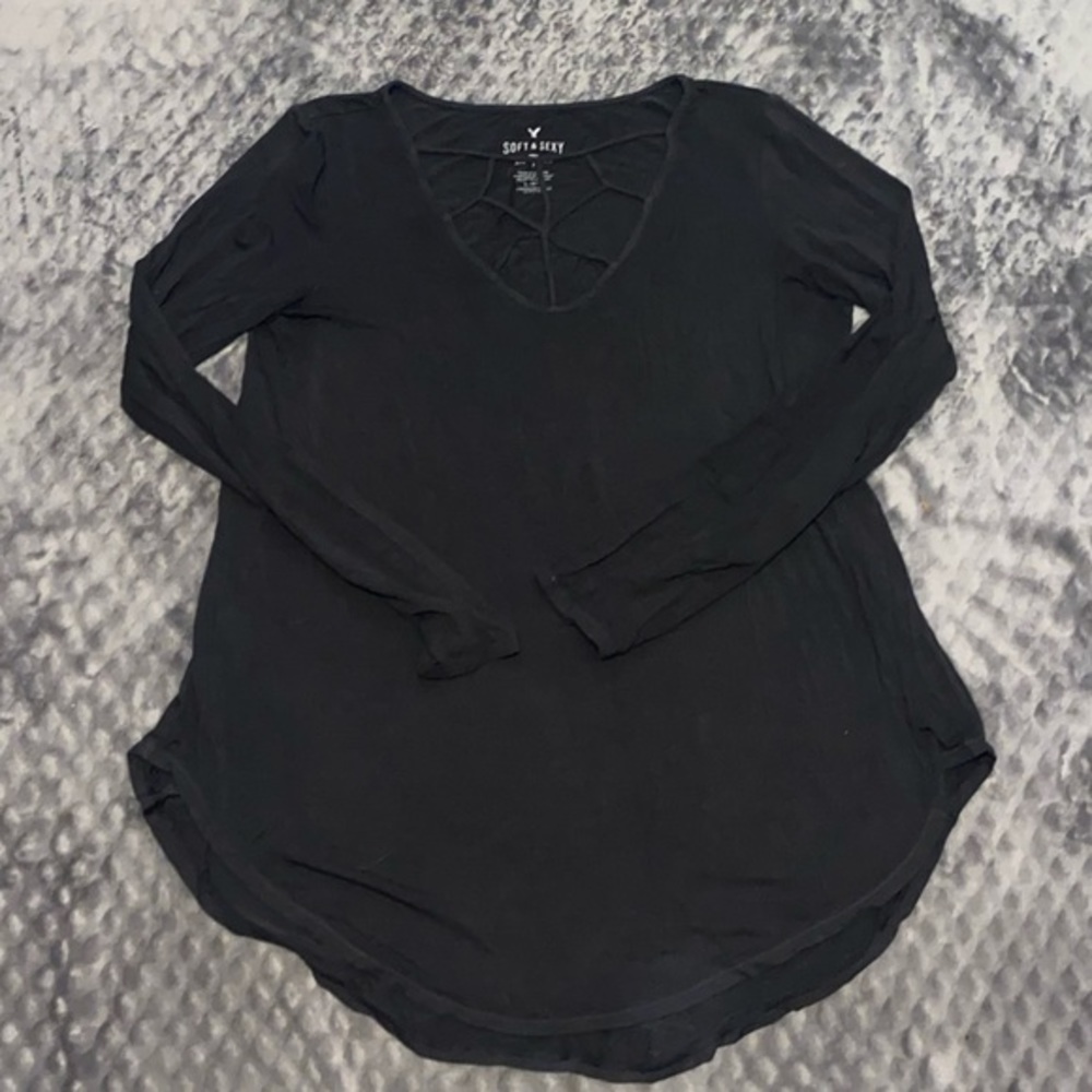American Eagle Soft & Sexy Grey Long Sleeve!